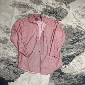 Black Label by Ruffini Button Up Shirt Men's 15-15.5 Slim Fit Long Sleeve Italy